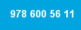 978 600 56 11 978 600 56 11
